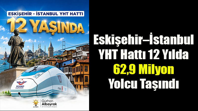 Eskişehir–İstanbul Hızlı Tren Hattı Günde Ortalama 25 Bin 730 Yolcu Taşıyor