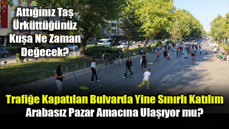Arabasız Pazar’da Saat Değişti, Katılım Sayısı Değişmedi