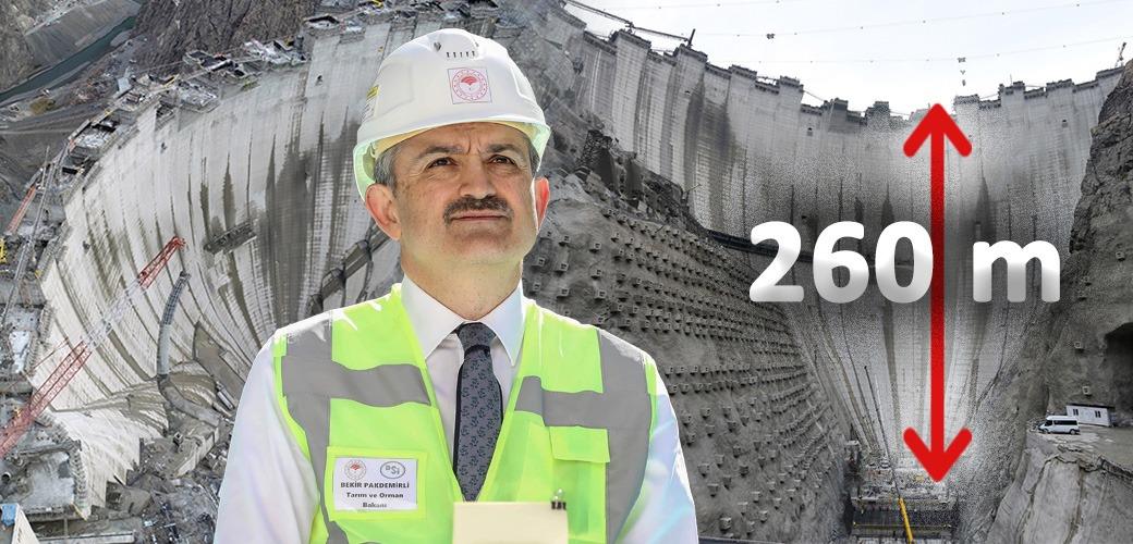DAR VADİNİN GİZLİ HAZİNESİ YUSUFELİ BARAJINDA SON 15 METRE KALDI