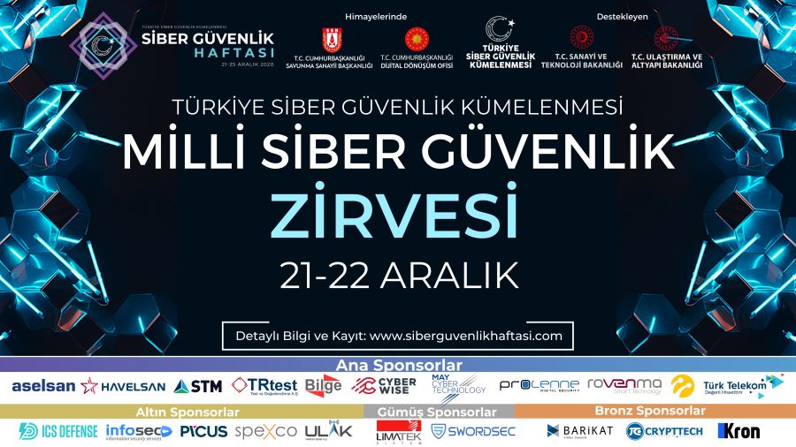 MİLLİ SİBER GÜVENLİK ZİRVESİ VE SİBER GÜVENLİK SANAL FUARI GÖZ DOLDURACAK!
