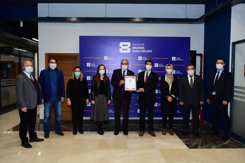 ESKİŞEHİR OSB "TSE COVİD-19 GÜVENLİ HİZMET BELGESİ" ALDI