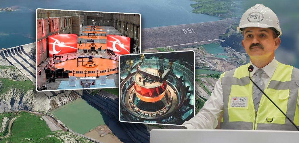 ÜLKEMİZİN EN BÜYÜK 4. HİDROELEKTRİK SANTRALİ TAM KAPASİTE ENERJİ ÜRETİMİNE BAŞLADI