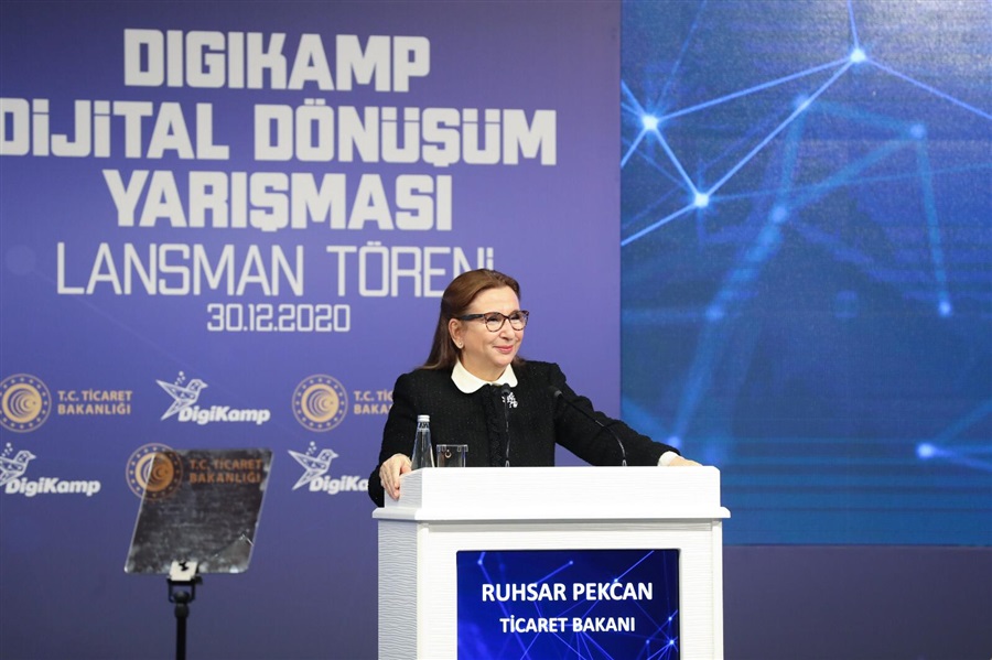 Ticaret Bakanı Pekcan, Digikamp Dijital Dönüşüm Yarışması’nı Tanıttı