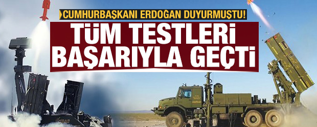 Müjdeyi Erdoğan vermişti! Tüm testleri başarıyla geçti