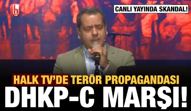 Halk TV’de terör propagandası: Canlı yayında DHKP-C marşı!