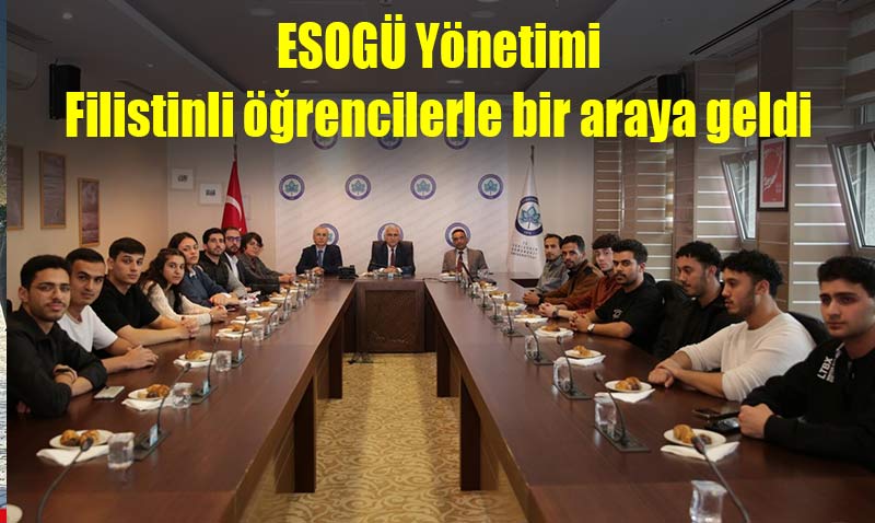 Rektör Prof. Dr. Kamil Çolak Filistinli Öğrencilerle Bir Araya Geldi