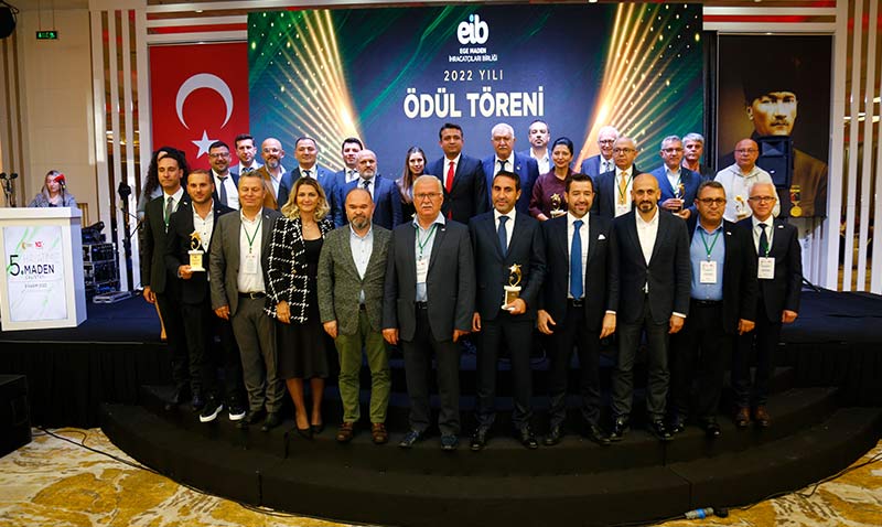 Maden ihracatının yıldızları ödüllendirildi