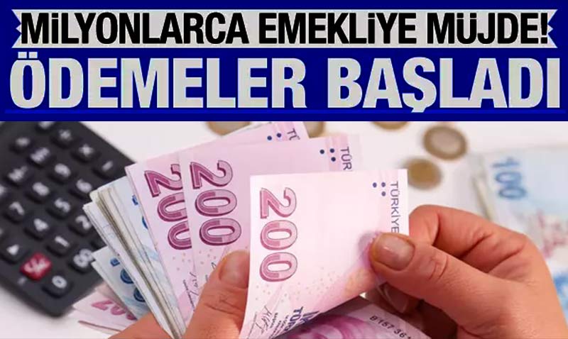 Çalışmayan emekliye 5 bin lira ödeme
