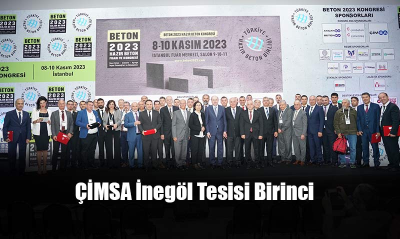 6. Türkiye Hazır Beton Birliği Çevre Ödülleri Sahiplerini Buldu