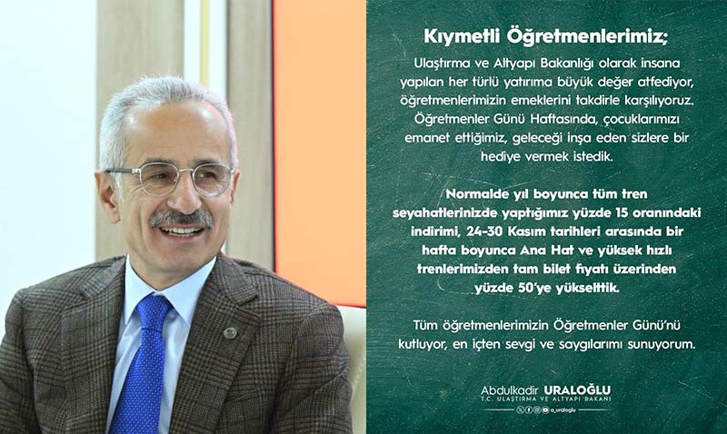 Öğretmenlere yüzde 50 indirim