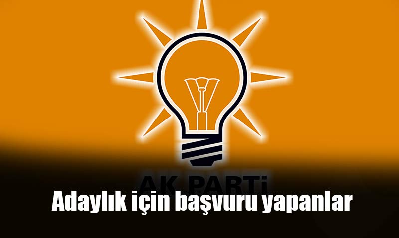 İşte AK Parti’nin Eskişehir aday adayları listesi