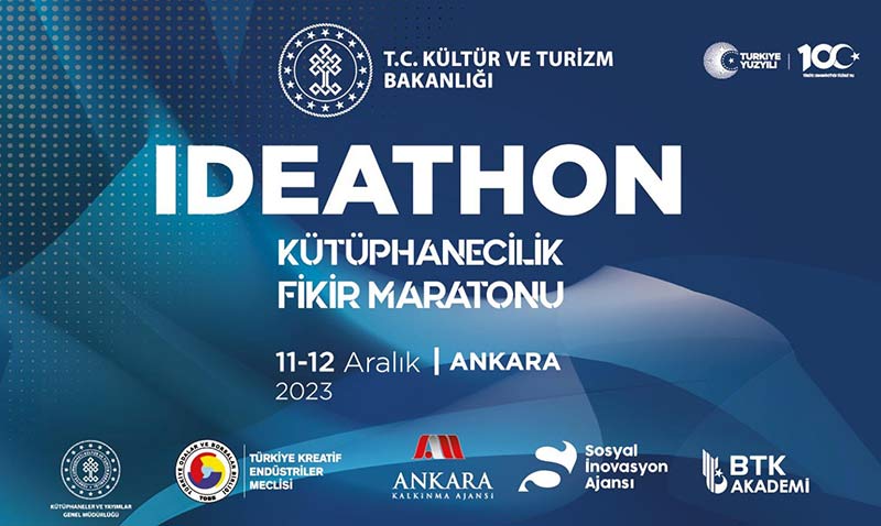 Türkiye’nin Kütüphanecilikte İlk Fikir Maratonu Ideathon Başlıyor!