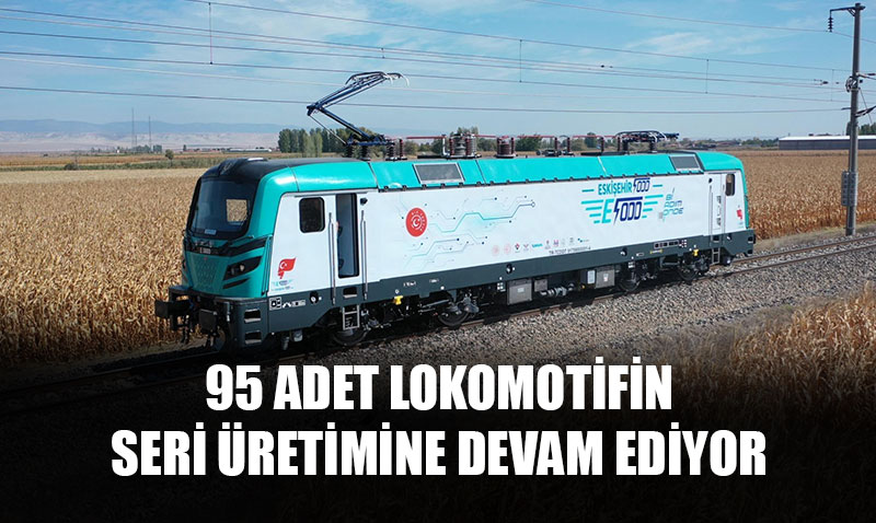 Yerli Lokomotif Eskiehir-5000in Testleri Baaryla Devam Ediyor