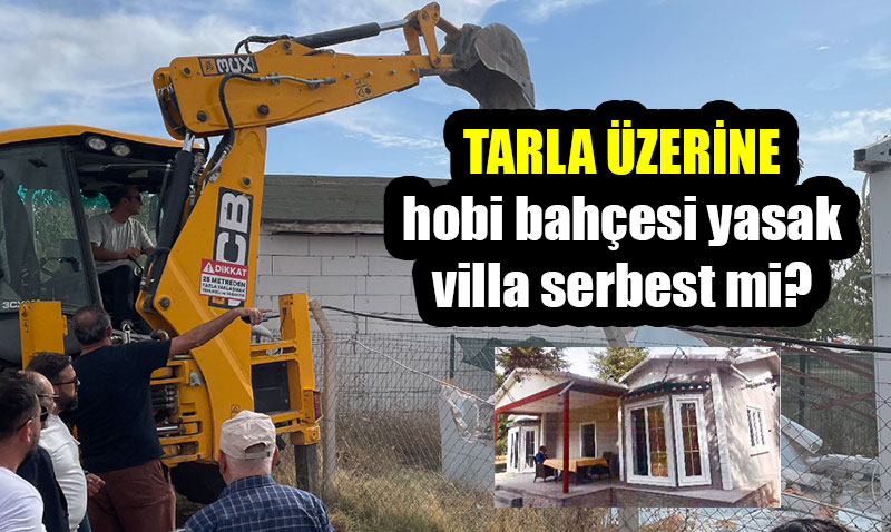 Tepeba Belediyesi hobi bahelerini ykyor