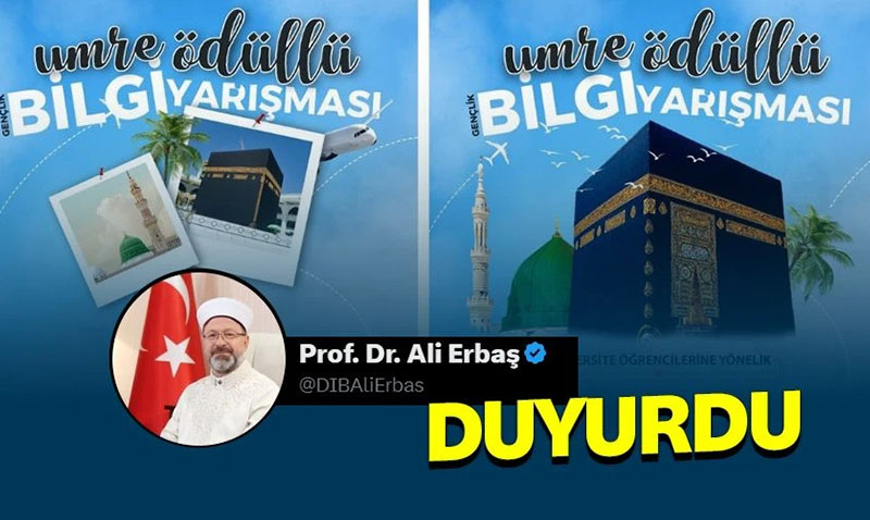 Erba duyurdu: "Genlik Bilgi Yarmas" bavurular balad