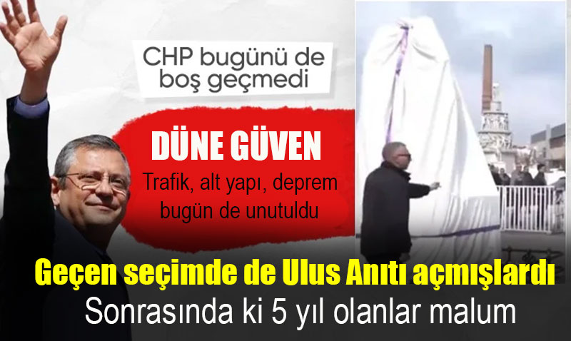 Eskiehir yeni heykeline kavutu. Al CHP Genel Bakan zel yapt
