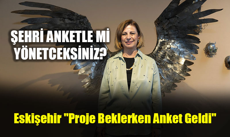 Eskişehir’de "Proje Beklerken Anket Geldi" Tepkisi