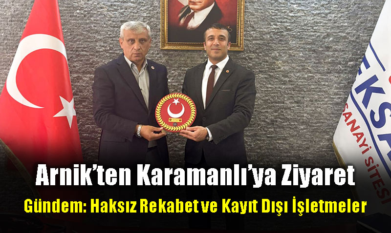 Lokantaclar ve Kasaplar Esnaf Odas Bakan Aday Arnikten Teksan Sanayi Sitesine Ziyaret