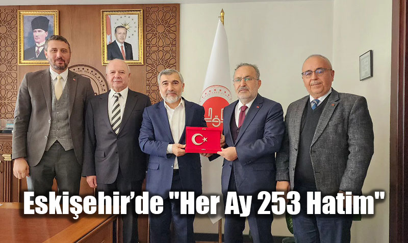 Eskiehirde "Her Ay 253 Hatim" Program Kapsamnda 15 Temmuz ehitleri in Dua
