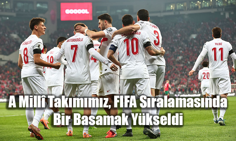 A Mill Takmmz, FIFA Sralamasnda 25. Sraya Ykseldi