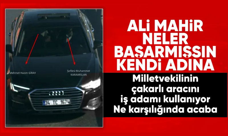 Ali Mahir Baarr’n TBMM Plakal Makam Aracndan kendi deil i insan kt