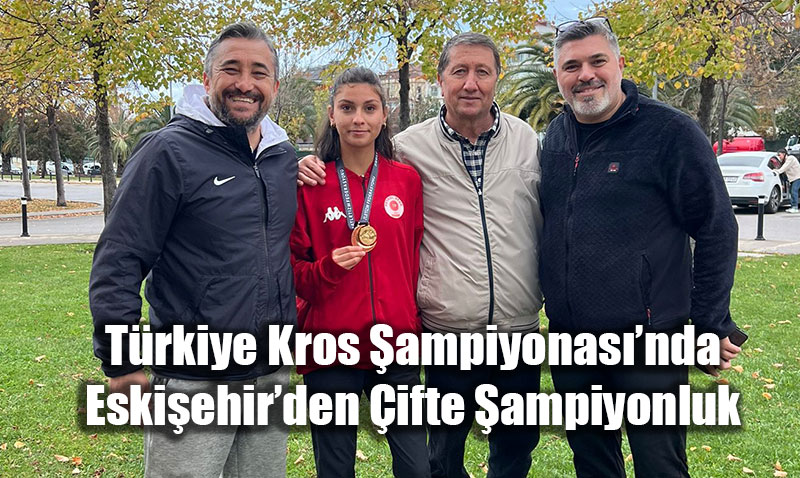 Trkiye Kros ampiyonasnda Eskiehirden ifte ampiyonluk