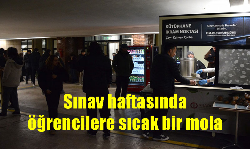 Snav Haftasnda Anadolu niversitesi rencilerine Scak Mola