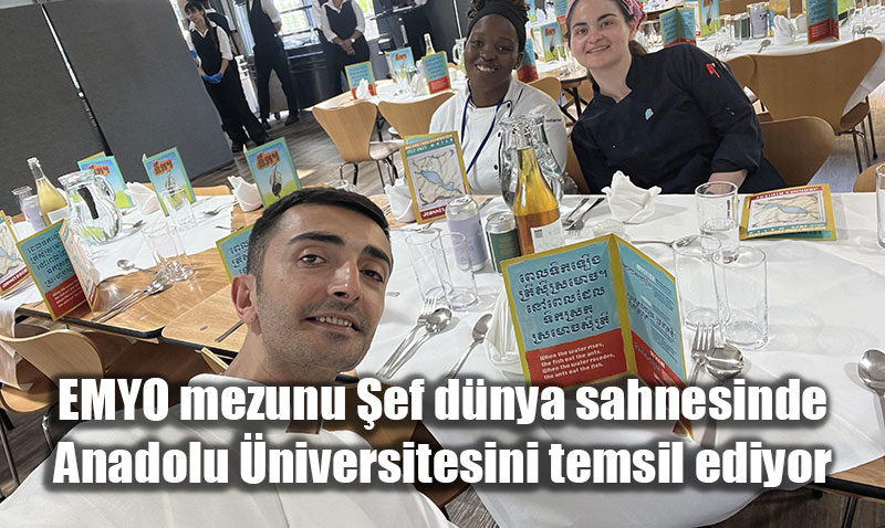 EMYO mezunu ef dnya sahnesinde Anadolu niversitesini temsil ediyor