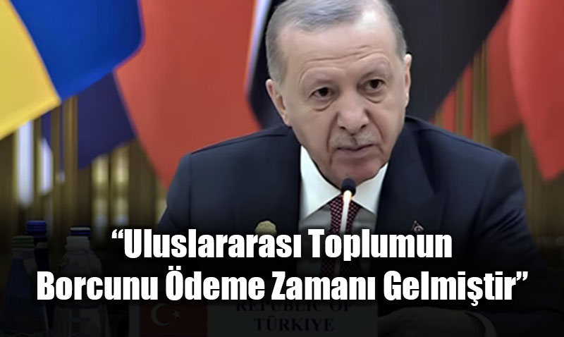 Cumhurbakan Erdoandan Filistin Mesaj:
