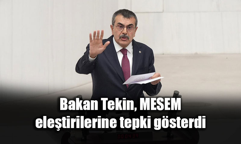 Bakan Tekin’den MESEM Eletirilerine Sert Tepki: "Hakikati ve Pedagojiyi Gz Ard Ediyor"