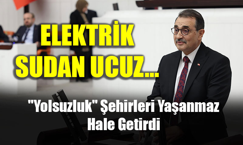 Vekil Dnmez’den Enerji ve Su Fiyat Karlatrmas: "Elektrik, Sudan Ucuz"