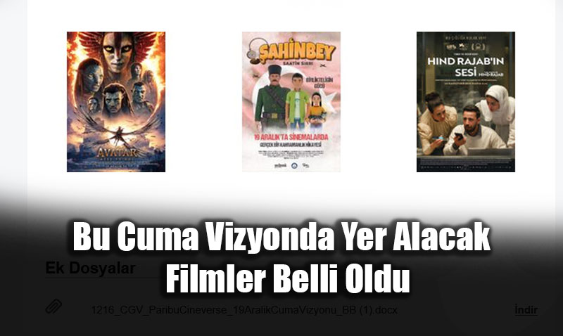Sinemaseverler M�jde: Bu Cuma Vizyona Girecek Filmler Belli Oldu!