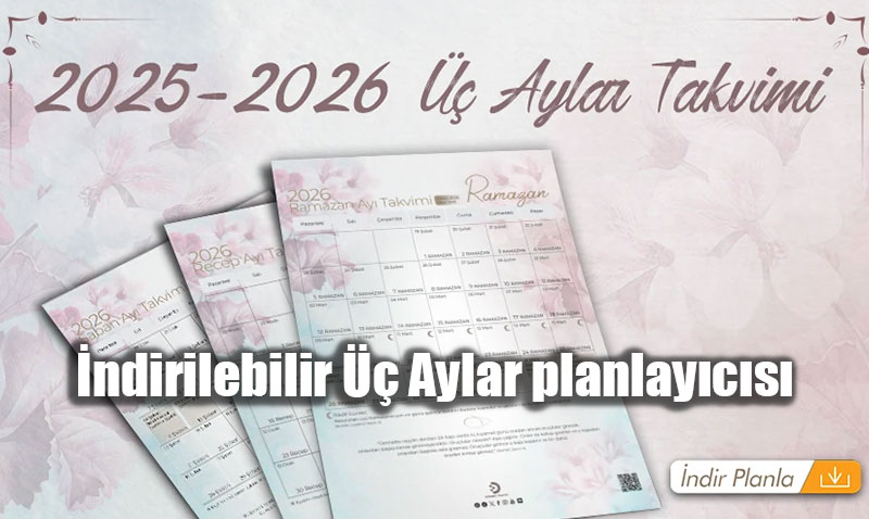 �ndirilebilir �� Aylar planlay�c�s� 2025 - 2026