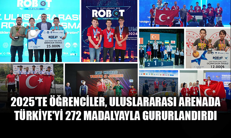 T�rkiye�nin Alt�n Gen�li�i: 2025 Y�l�nda Uluslararas� Arenada 272 Madalya