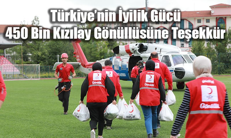 Gnlllkte Kadnlar nc: Kzlay, 450 Bin Gnllsne Teekkr Etti