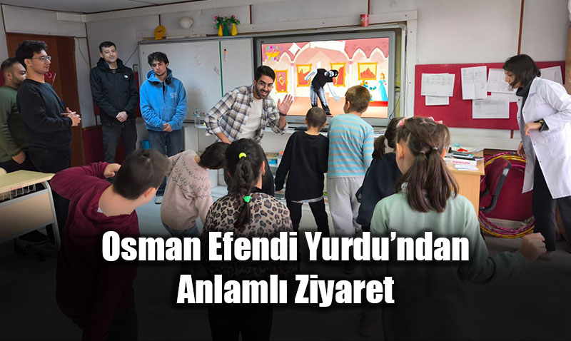Osman Efendi Yurdu’ndan Ahmet Yesevi itme Engelliler lkokulu’na Anlaml Ziyaret