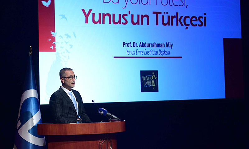 Yunus Emre Haftası etkinlikler “Bu Yolun Ötesi, Yunus’un Türkçesi” konferansı ile başladı