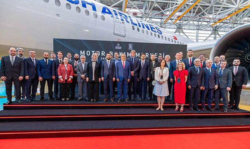 ESTÜ Rektörü Özcan, THY Teknik ve Rolls-Royce İş Birliği Lansmanında