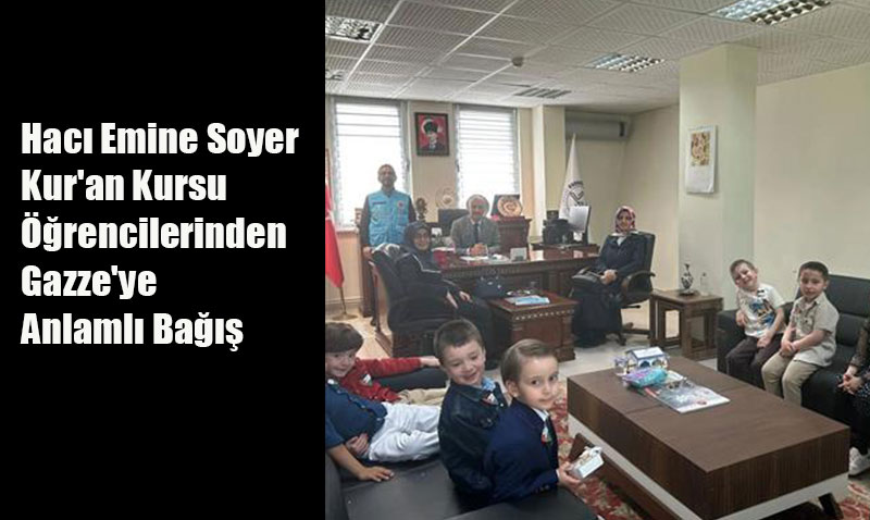 Minik Kalplerden Gazze’ye Büyük Destek