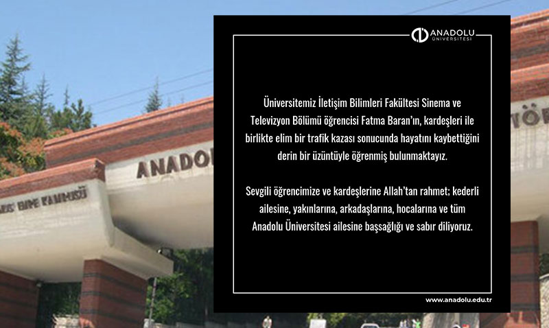 Anadolu Üniversitesi’nde Acı Kayıp: Rektör Adıgüzel’den Taziye Mesajı