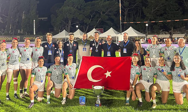 Kadın 7’li Ragbi Milli Takımı Avrupa Trophy Ligi 1. Etap Şampiyonu!