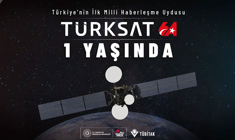 Türkiye’nin Gururu TÜRKSAT 6A Uzaydaki İlk Yılını Başarıyla Tamamladı!