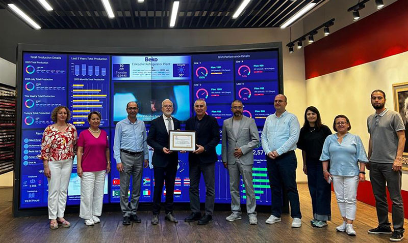 Beko Eskişehir Buzdolabı İşletmesi "Beslenme Dostu ve Fiziksel Aktiviteyi Destekleyen İşyeri" Sertifikasını Aldı!