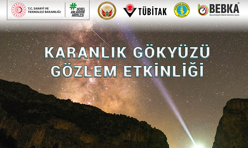 Harmankaya Kanyonu Tabiat Parkı’nda Karanlık Gökyüzü Gözlem Etkinliği Başlıyor!