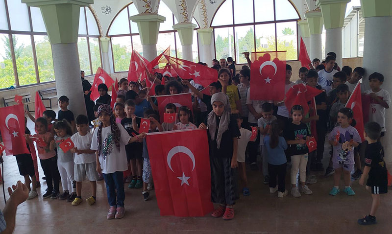 Odunpazarı Hz. Ömer Camii’nde 15 Temmuz Demokrasi ve Milli Birlik Günü Coşkusu