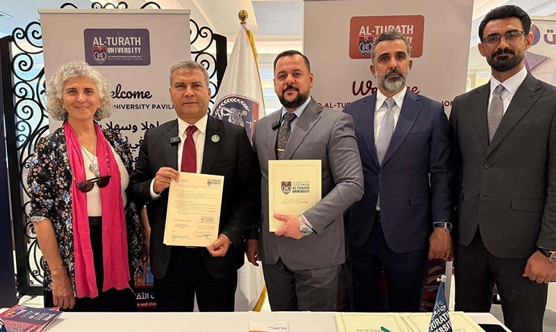 Rektör Adıgüzel, EDEX fuarı kapsamında Irak’ta temaslarda bulundu