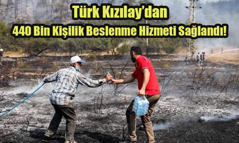 Türk Kızılay’dan Orman Yangınlarıyla Mücadelede Dev Destek