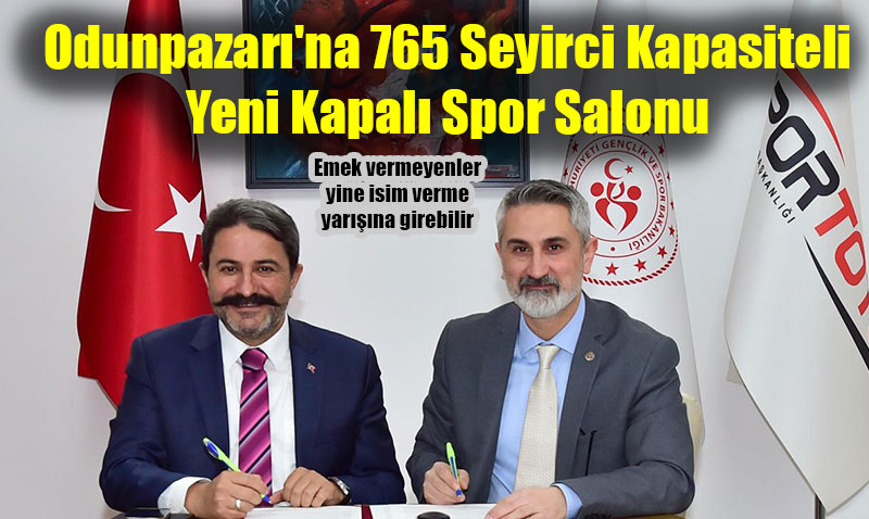 Odunpazarna 765 Seyirci Kapasiteli Yeni Kapal Spor Salonu Kazandrlyor!