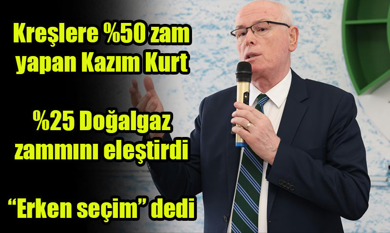 Kreşlere Fahiş Zam Yapan Kazım Kurt’tan "Erken Seçim" Çağrısı: Tefarruat mı, Tezat mı?