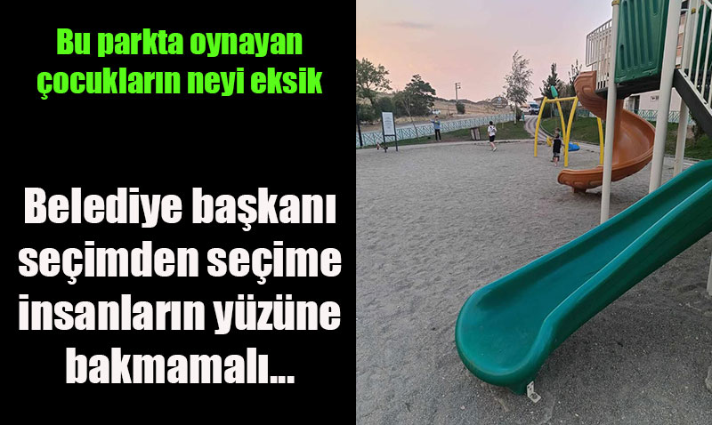 Orhangazi Mahallesi’ndeki Çocuk Parkı Vatandaşları Endişelendiriyor